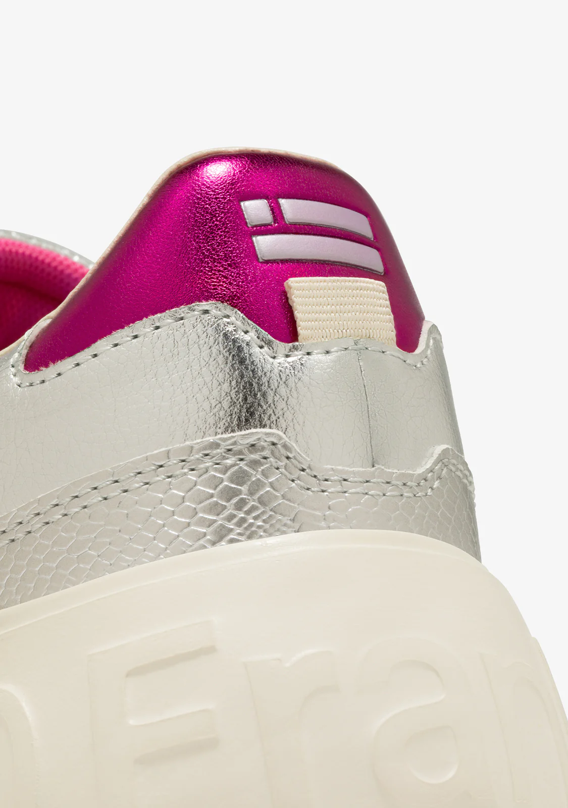 Court Basic Snake Silver - Image 3