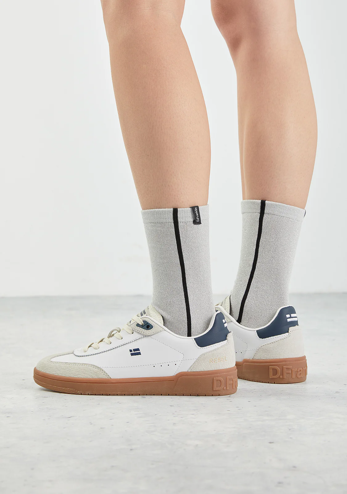 Glitter Socks Silver - Image 3