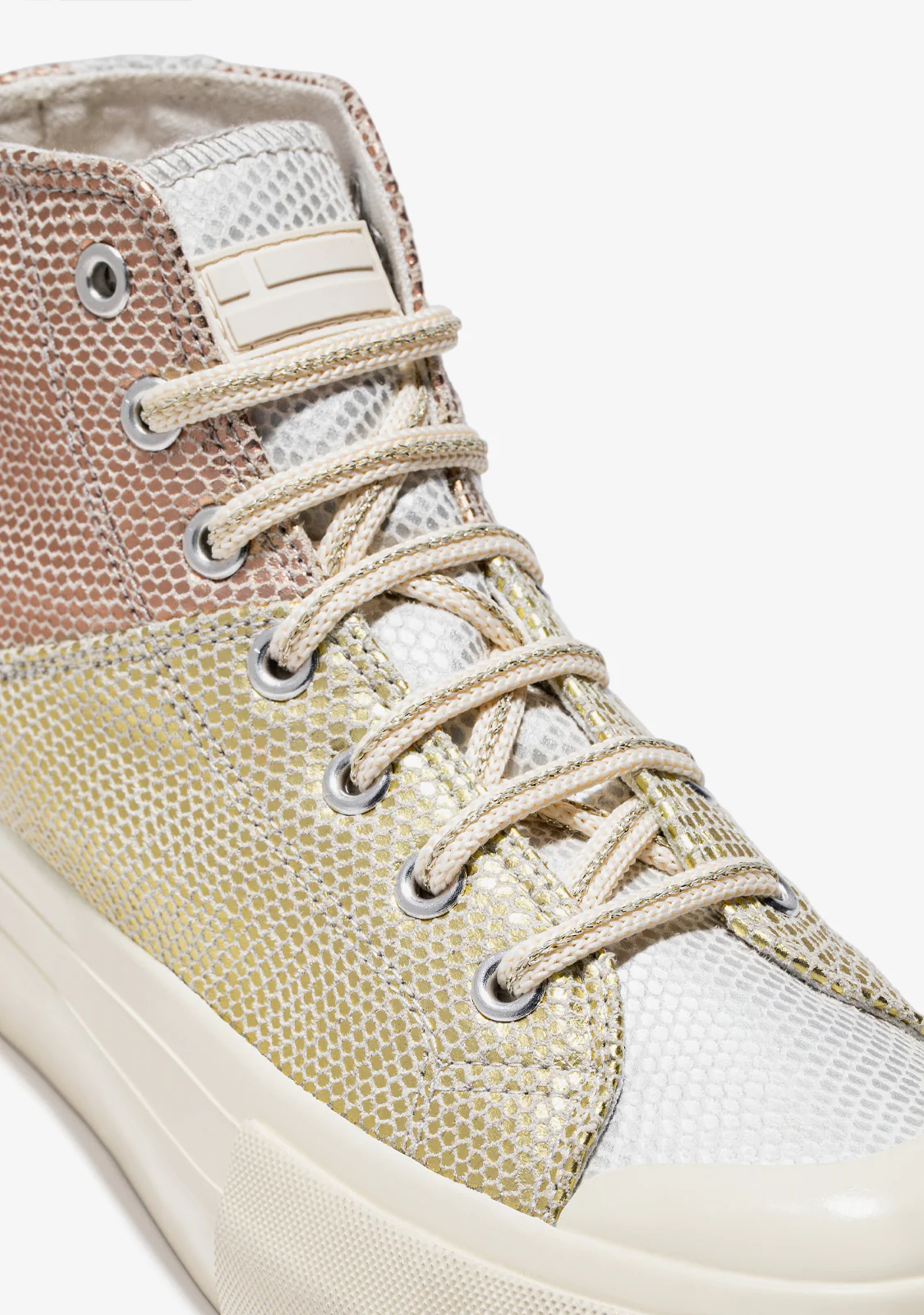 Yellow / Gold Metal Tip Shoelaces - Image 4